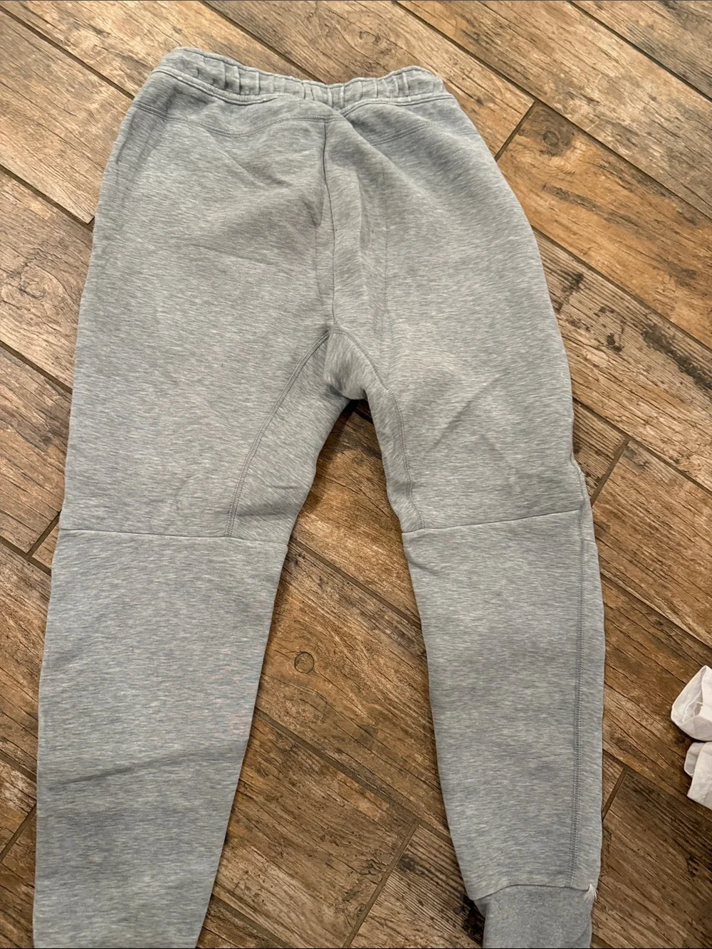 Nike Light Gray Kids Joggers with Black Drawstring